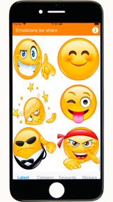 Stickers emojis for iphone screenshot