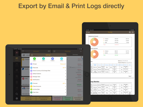 Money Monitor: Expense Tracker iPad screenshot 8 - Finance app