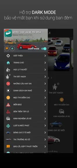 Game screenshot Thi bằng lái ô tô, xe máy apk