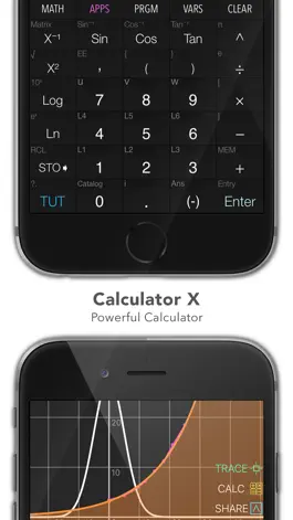 Game screenshot Graphing Calculator X84 apk