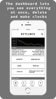 bitcoin blockclock app & clock iphone screenshot 3