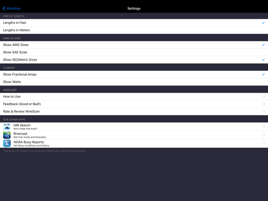 Screenshot #5 pour WireSizer