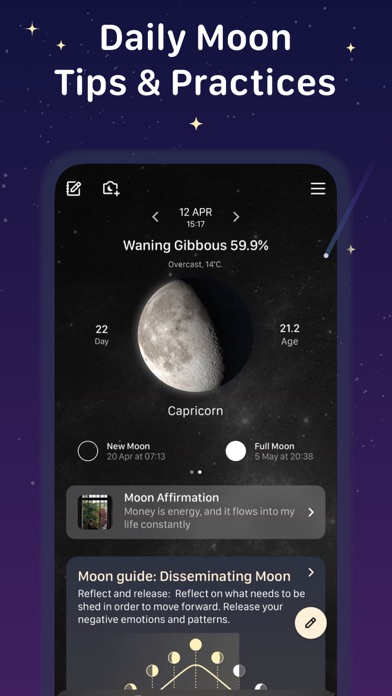 Moon X: Moon Phase Calendar Screenshot