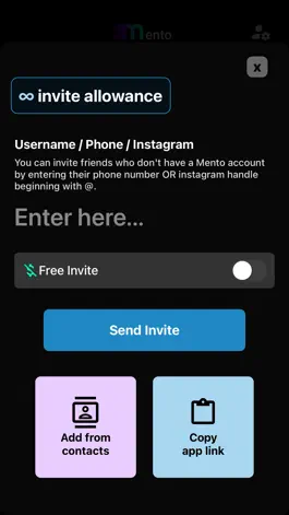 Game screenshot Mento Events apk
