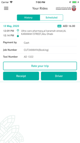 Abu Dhabi Taxi screenshot