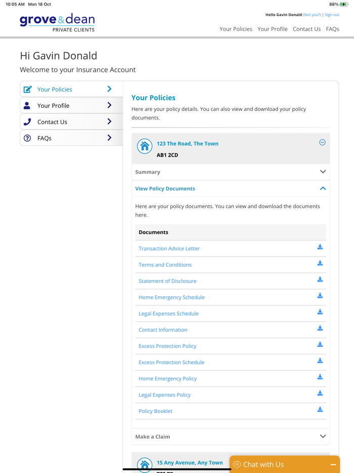 Grove and Dean Insurance