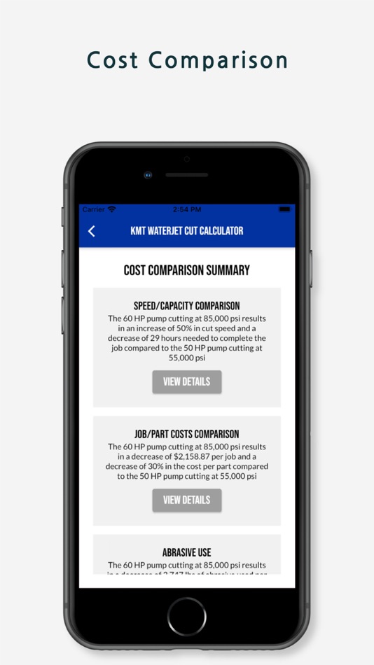 #3. KMT Waterjet Cut Calculator (iOS) Por: KMT Waterjet Systems Inc.