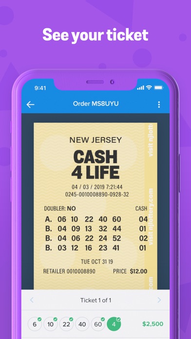 Jackpocket Lottery App Screenshot