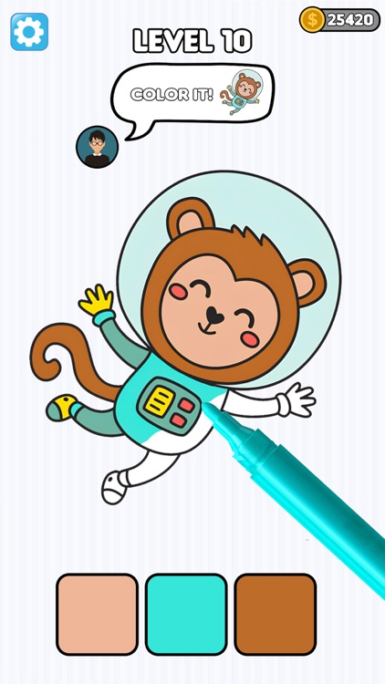 Color Page: Cameraman Coloring screenshot-3