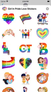 How to cancel & delete girl in pride love stickers 2