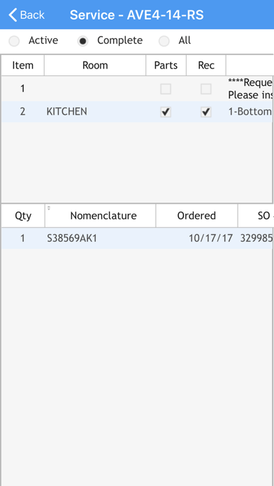 CabinetTrac Field Manager Screenshot