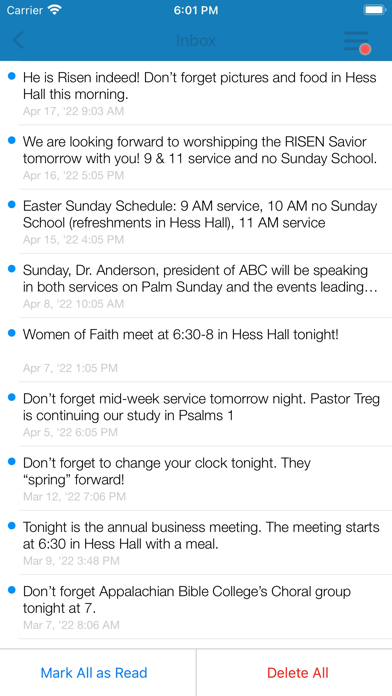 Faith Baptist Church WV Screenshot
