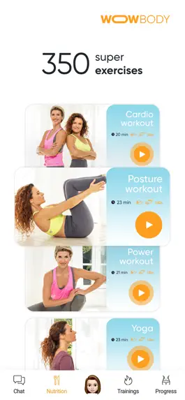 Game screenshot WOWBODY: exercises for women hack