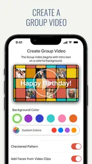 memento: group videos & albums iphone screenshot 4