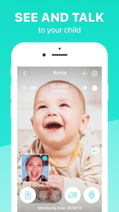 Baby Monitor by Annie - Best Video and Audio Nanny Cam for WiFi, 3G and LTE with Lullabies Screenshot 3