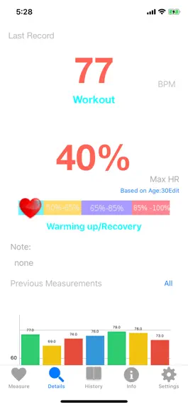 Game screenshot Heart Rate Monitor' apk