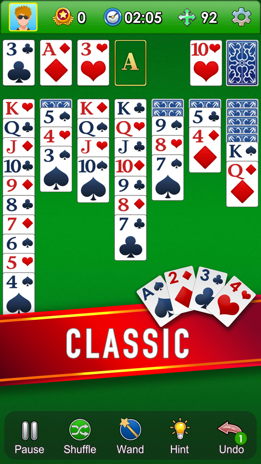 #1. Solitaire ± (iOS) 来自: Megarama Games Ltd