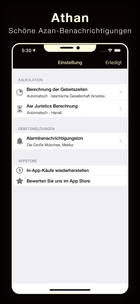 Gebetszeiten Islam