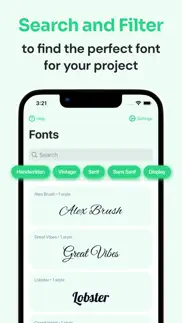 cut machine fonts design space iphone screenshot 3