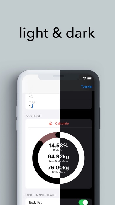 Body Fat Calculator Pro Screenshot