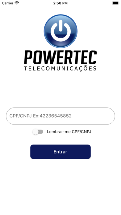 PowerTec Telecomunicações Screenshot