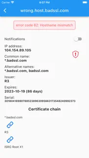 ssl certificate test iphone screenshot 4