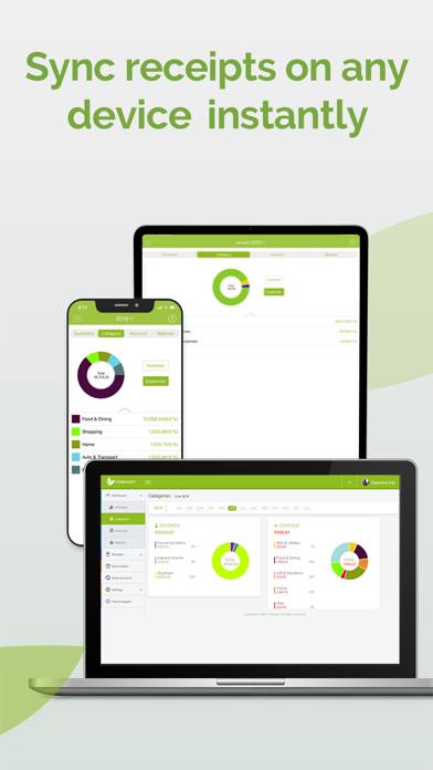 Foreceipt Receipt Tracker App Screenshot