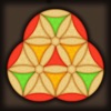 Hard Wood Puzzle. Hexagon icon