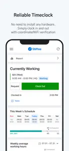 Shiftee - Schedule & Timeclock screenshot #3 for iPhone