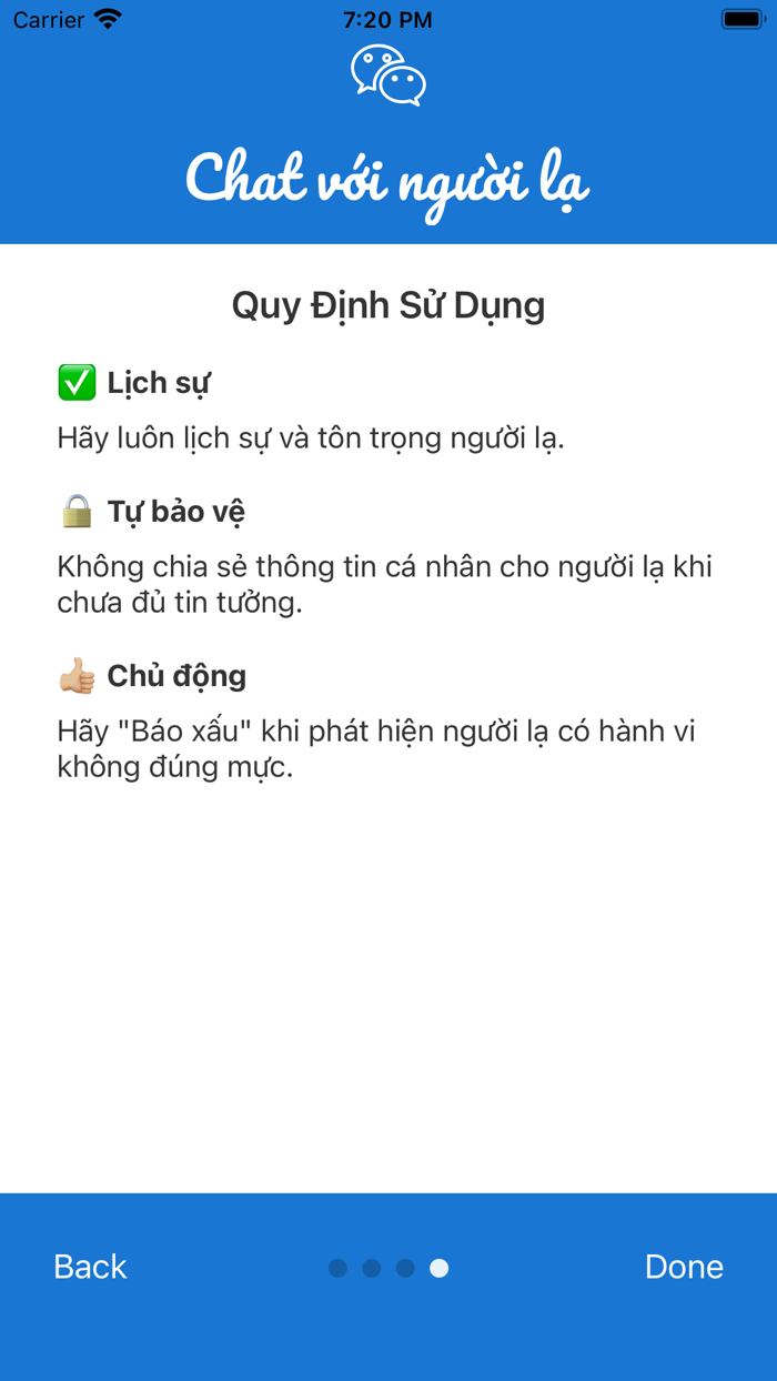 Chat với người lạ