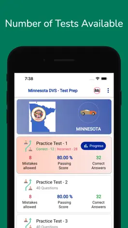 Game screenshot Minnesota DVS Permit Practice hack