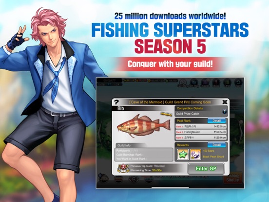 Fishing Superstars iPad app afbeelding 2
