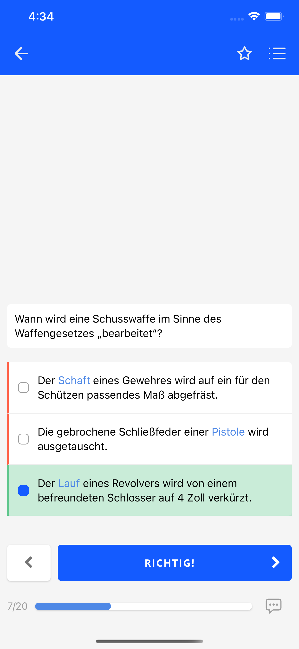 Waffensachkunde App