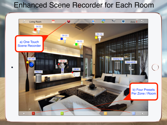 HOS Smart Home Operator Live iPad screenshot 5 - Lifestyle app
