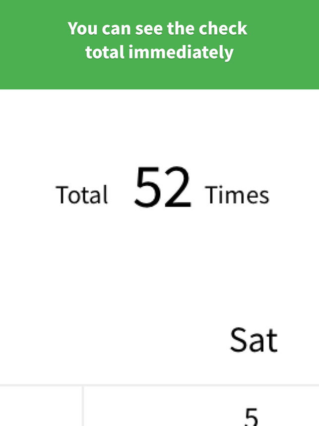 Tjek kalender - Skærmbillede af Habit Tracker