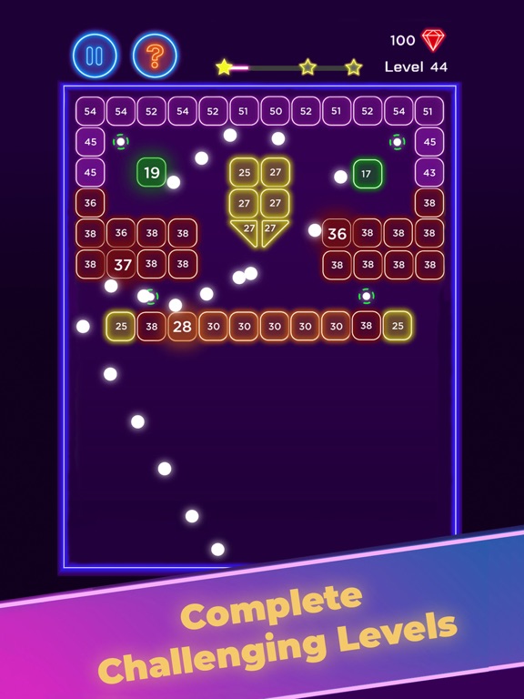 Bricks Breaker - Neon Bricks