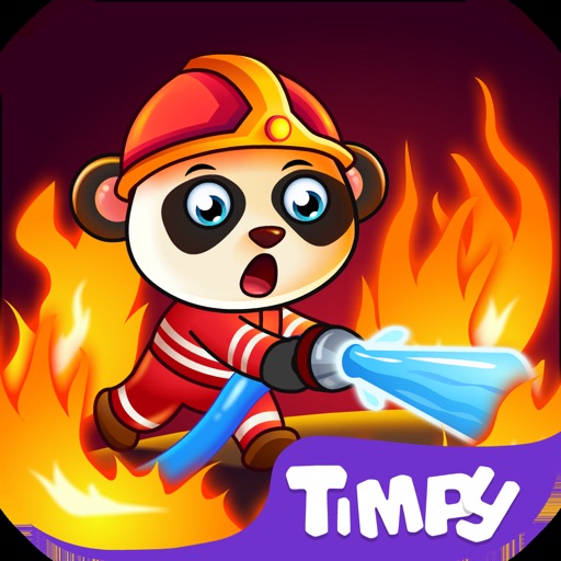 Timpy Firetruck Games for Kids iOS App