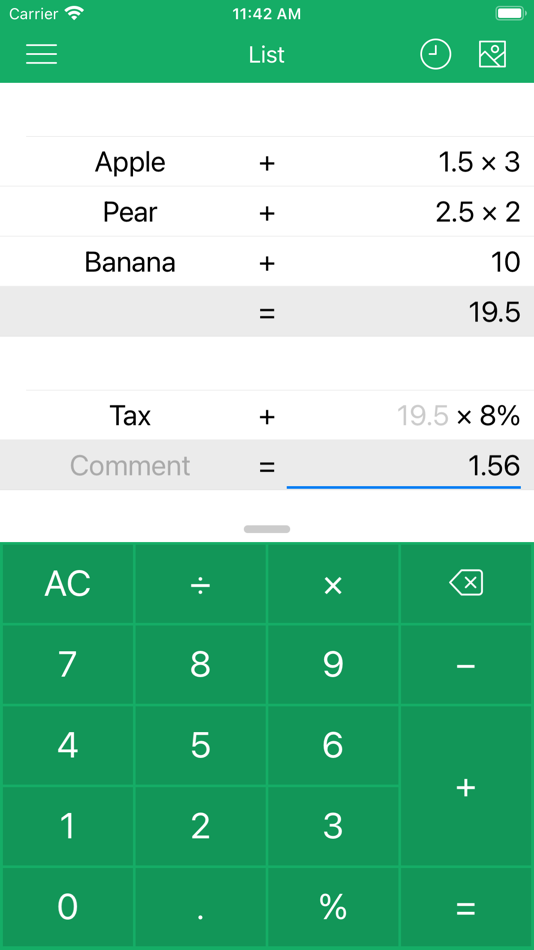 #1. Bamboo Calculator (iOS) 由: 煦 张