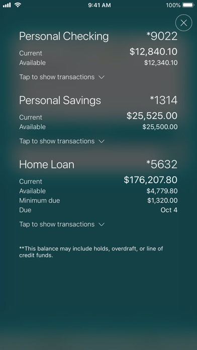 Delta Community Credit Union Screenshot