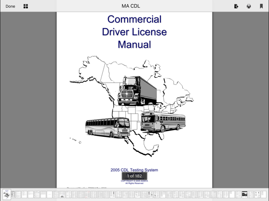 Massachusetts CDL Test Prep iPad screenshot