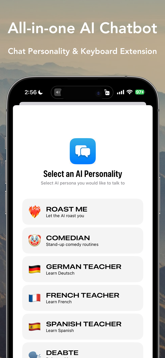 ChattyAI Chatbot and KeyboardAI