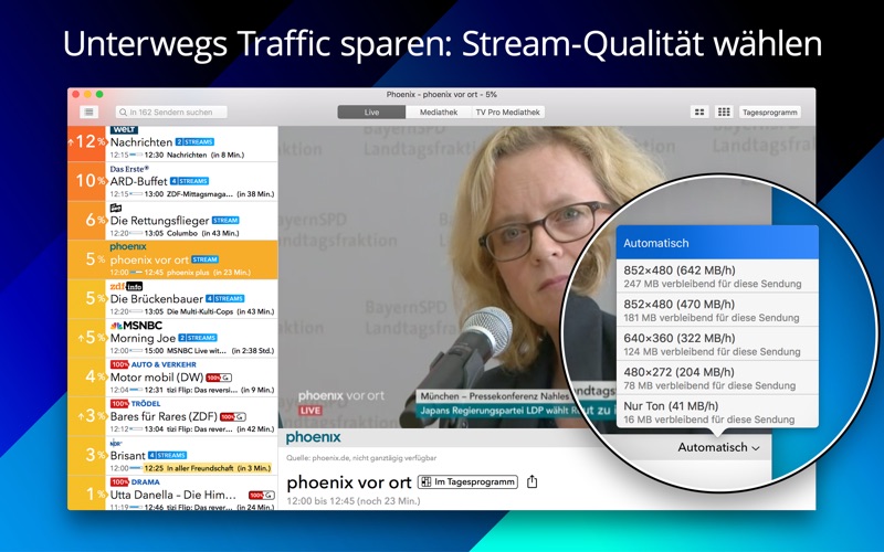 Live TV - IP TV Stream Screenshot