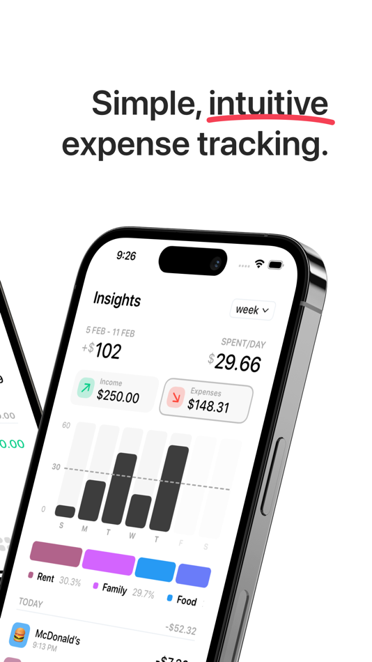 #2. Dime: Budget & Expense Tracker (iOS) 由: Rafael Soh