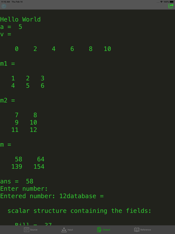Screenshot #6 pour Madona: Run MATLAB/Octave code