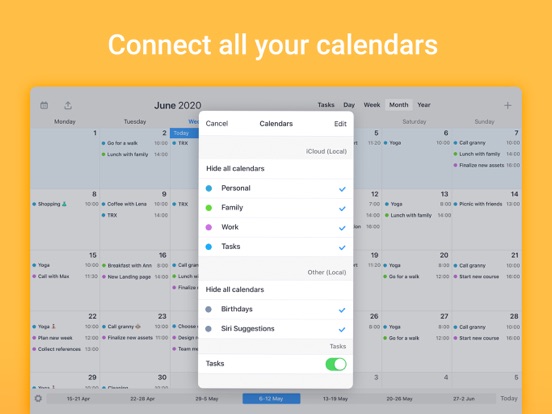 Calendars 5 by Readdle iPad app afbeelding 9