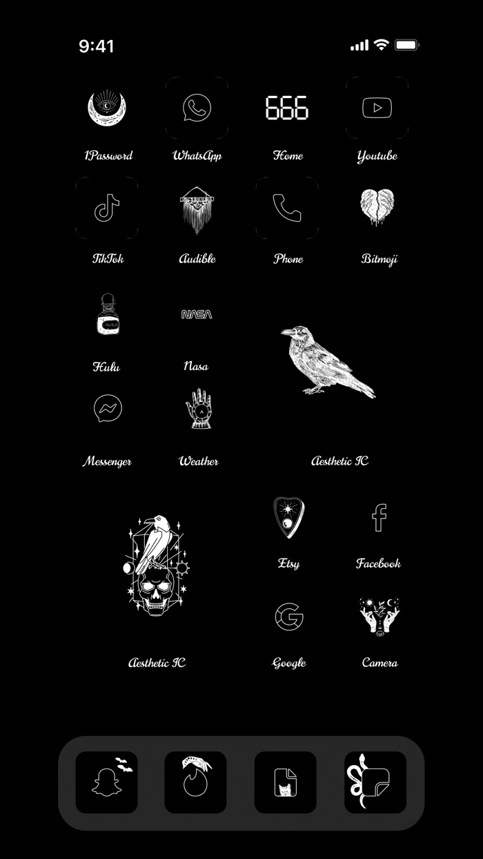 Aesthetic Icon Kit- App Widget
