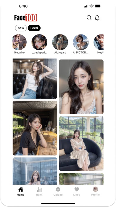 Face100- AI Model Photoshoot Screenshot