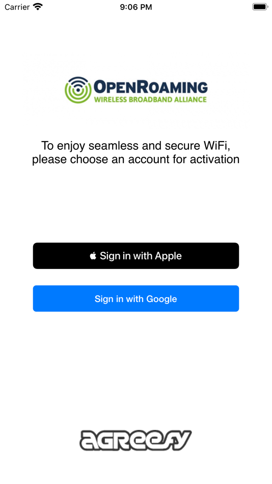 #1. Agreefy OpenRoaming (iOS) 来自: AGREEFY TECHNOLOGIES LLP
