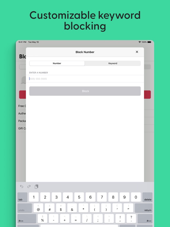 Textkiller - Spam Text Blocker iPad screenshot 8 - Utilities app