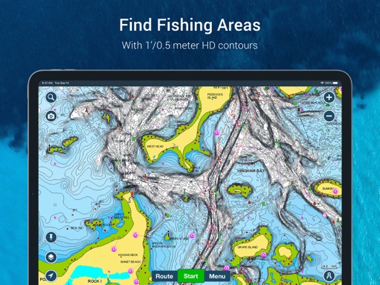 Navionics® Boating iPad app afbeelding 3